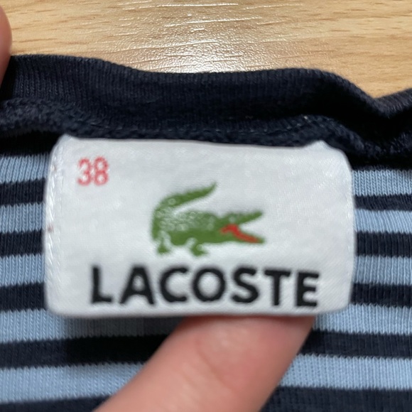 Lacoste Long Sleeve Stripped Shirt - Picture 7 of 8